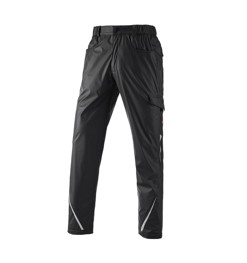 Hosen: Regenbundhose e.s.motion 2020 superflex + schwarz/platin 2