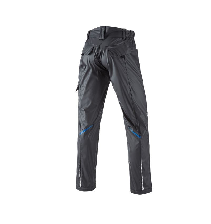 Hosen: Regenbundhose e.s.motion 2020 superflex + graphit/enzianblau 3