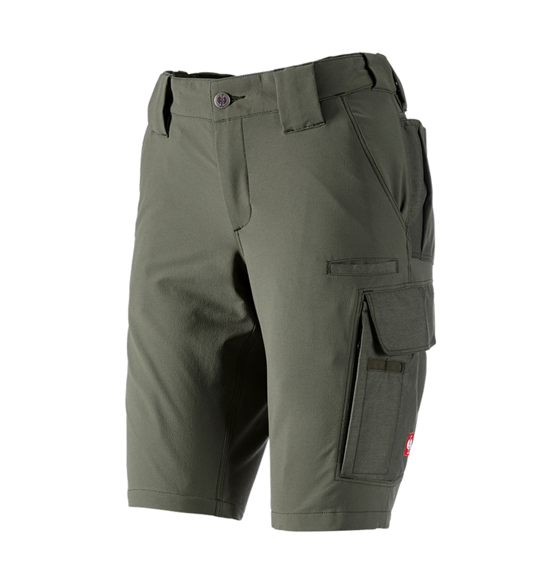 Hosen: Funktions Short e.s.dynashield solid,Damen + thymian