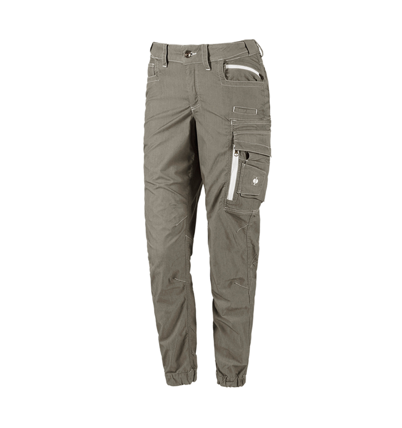 Pantalons de travail: Pantalon Cargo e.s.motion ten d’été,femmes + vert marais 2