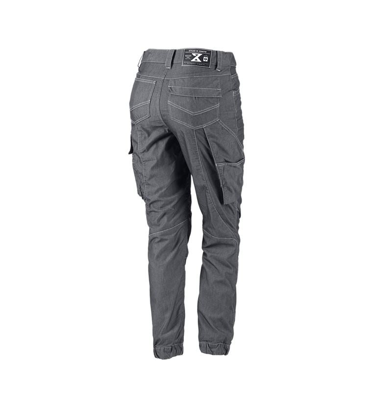 Pantalons de travail: Pantalon Cargo e.s.motion ten d’été,femmes + noir oxyde 3