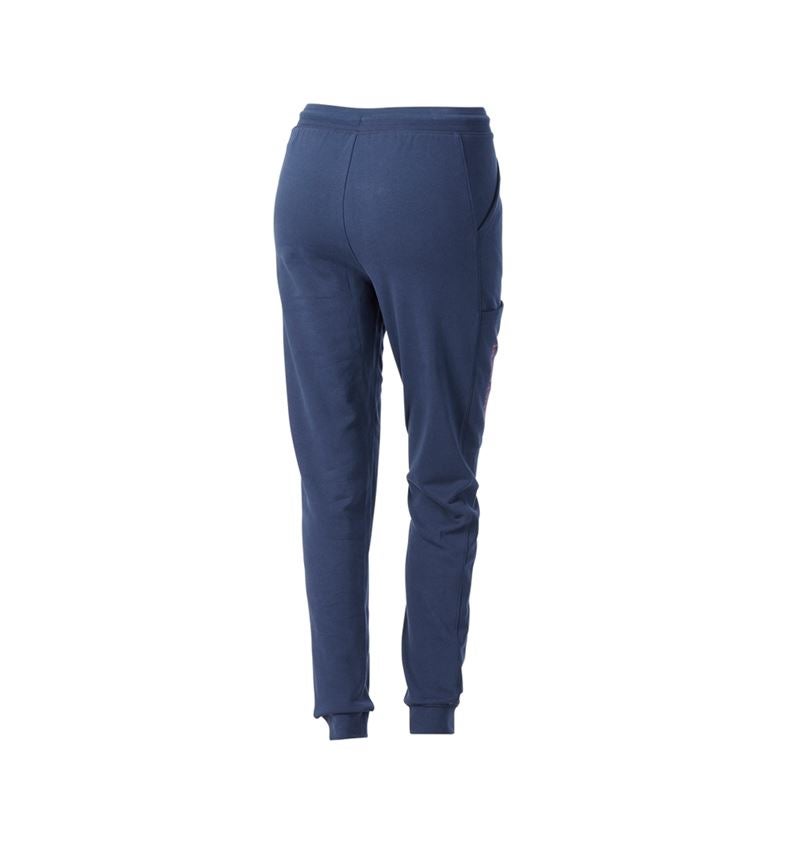 Accessoires: Sweat Pants light e.s.trail, Damen + tiefblau/tarapink 6