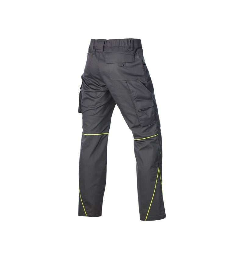 Arbeitshosen: Bundhose e.s.line.core + carbongrau/warngelb 7