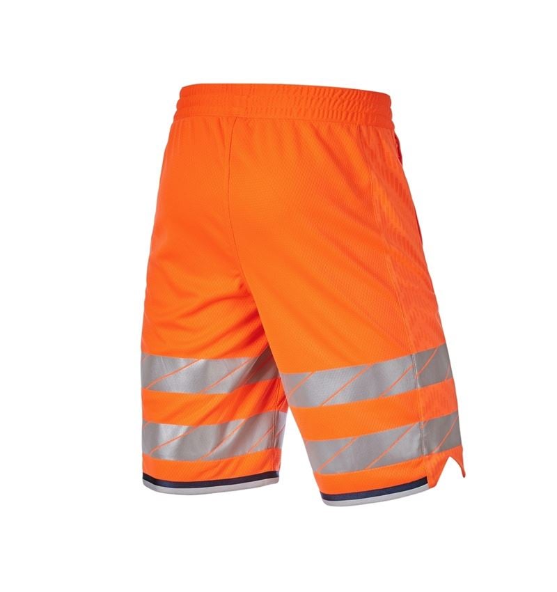 Hosen: Warnschutz Funktions Short e.s.ambition + warnorange/dunkelblau 6