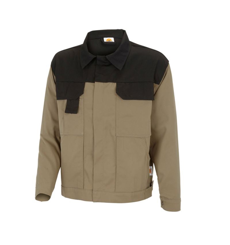 Vestes de travail: STONEKIT Veste de travail Odense + kaki/noir