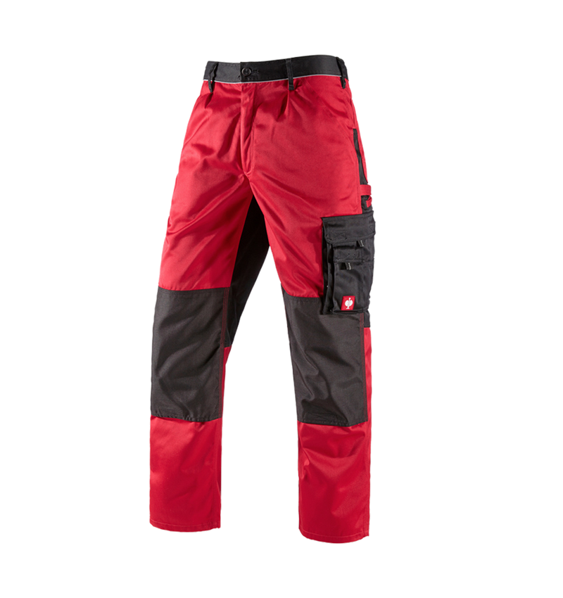 Werkbroeken: Werkbroek e.s.image + rood/zwart 8