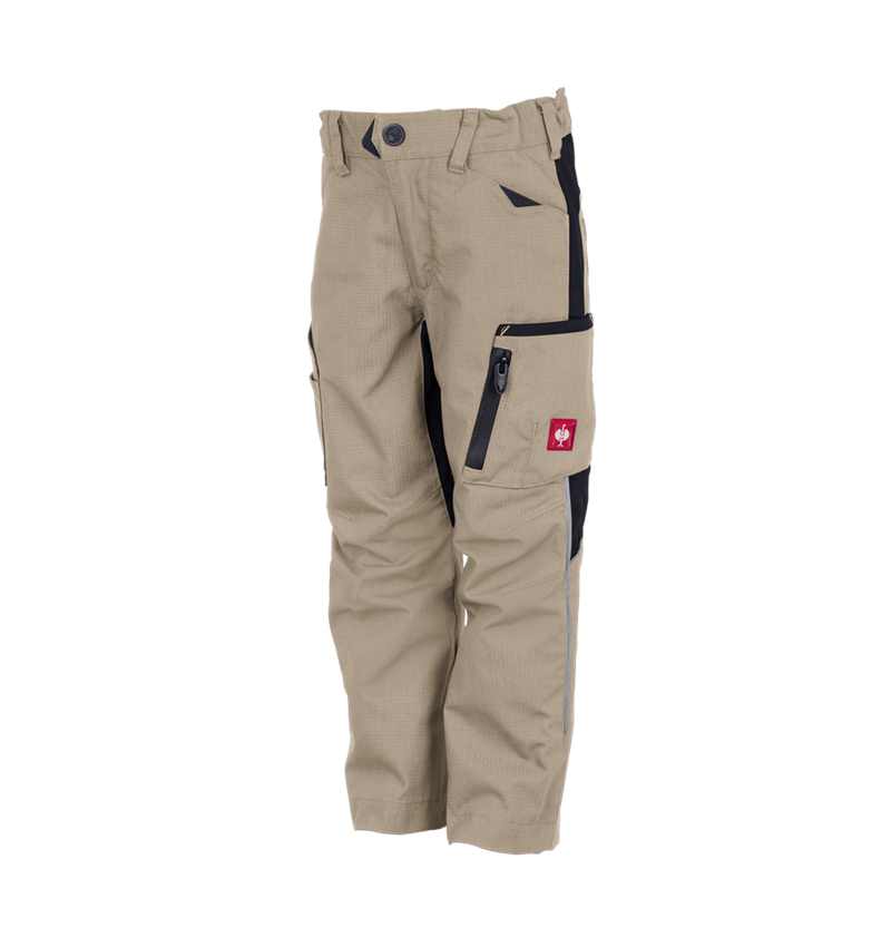 Broeken: Winterbroek e.s.vision, kinderen + leem/zwart