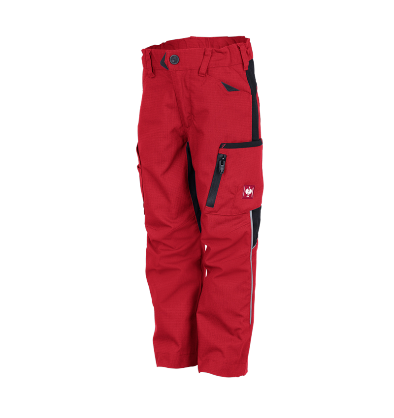 Broeken: Winterbroek e.s.vision, kinderen + rood/zwart