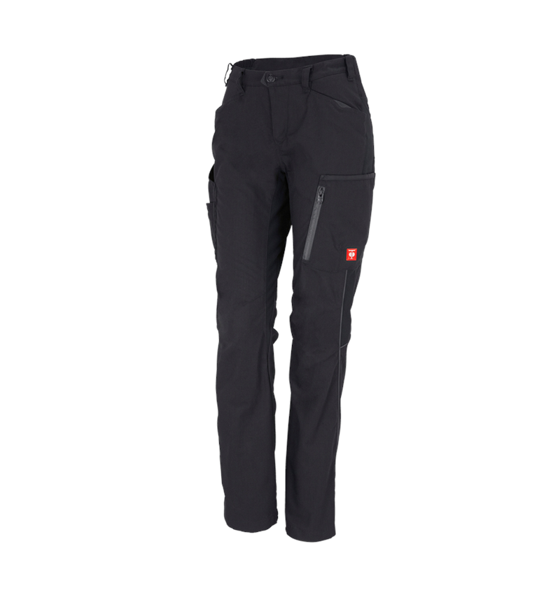 Pantalons de travail: Pantalon d'hiver pour femmes e.s.vision + noir 2