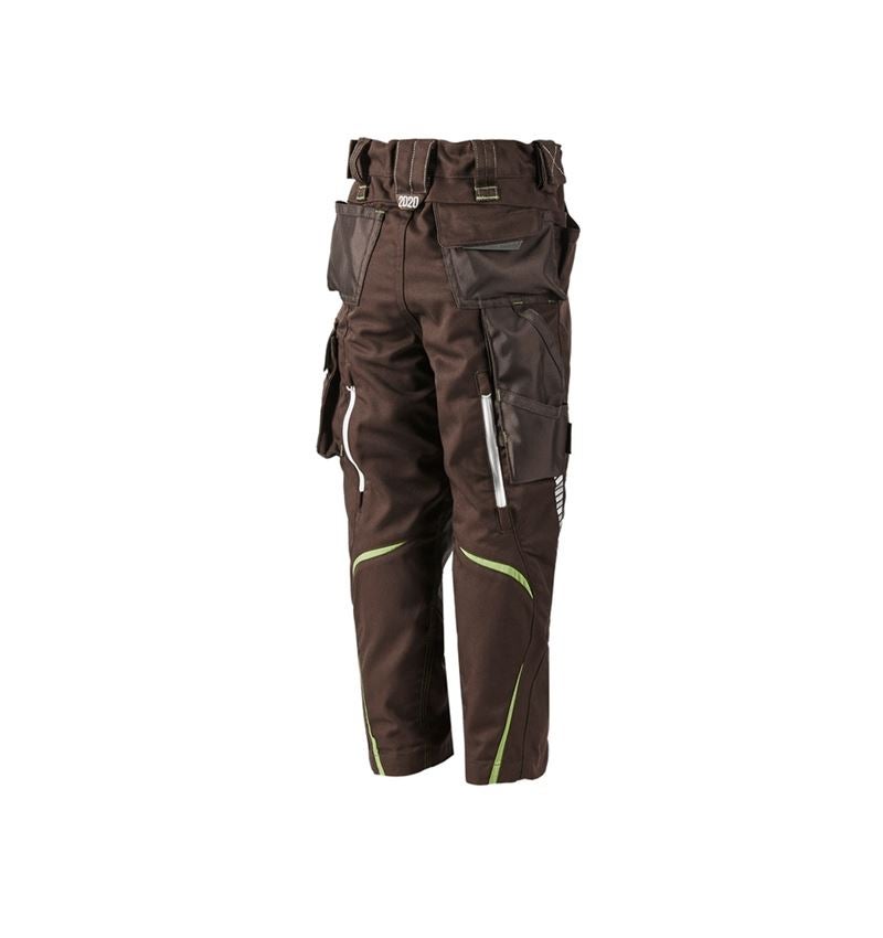 Hosen: Winter Bundhose e.s.motion 2020, Kinder + kastanie/seegrün 1
