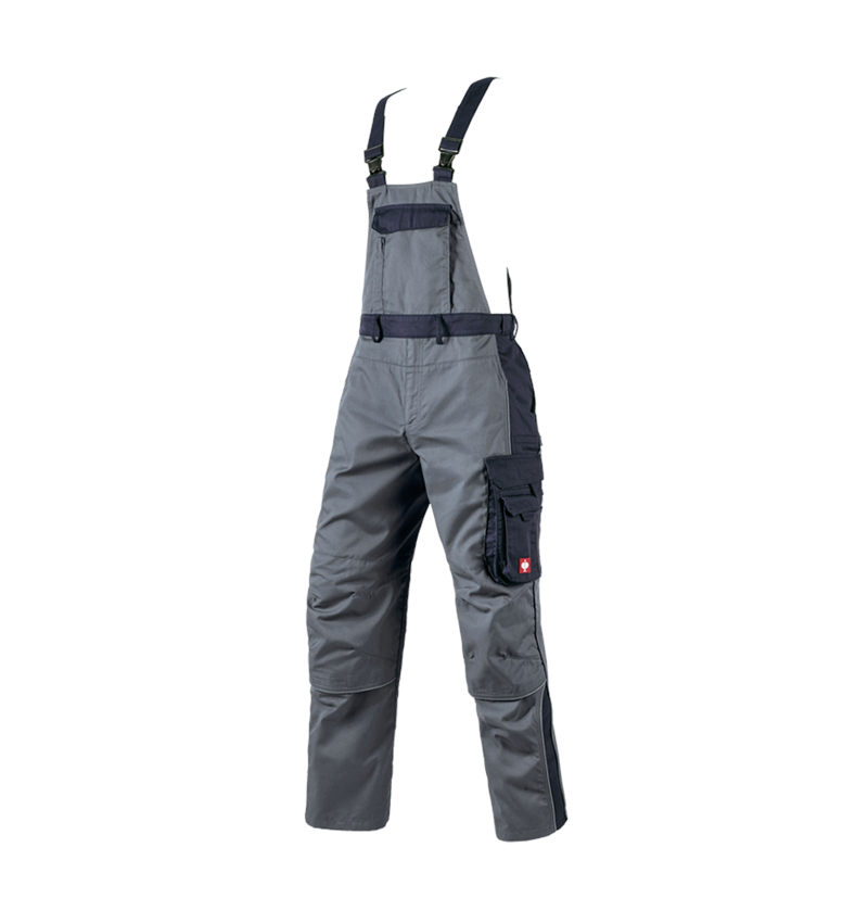 Hosen: Latzhose e.s.active + grau/dunkelblau 6