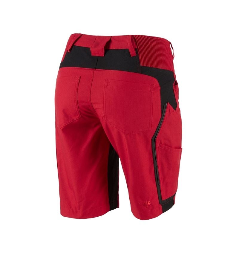 Hosen: Short e.s.vision, Damen + rot/schwarz 3