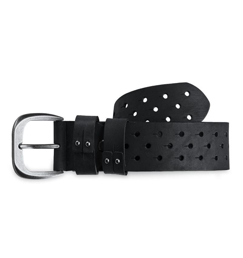 Accessoires: Ledergürtel e.s.roughtough PX2 + schwarz