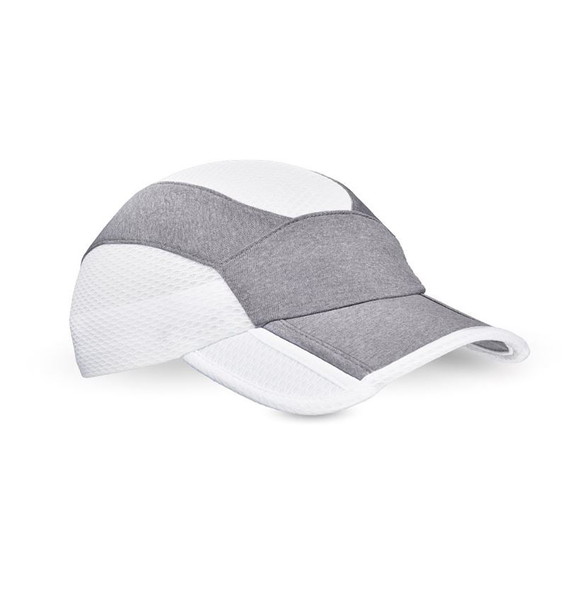 Accessoires: e.s. Functionele cap Comfort fit + wit/platina-melange