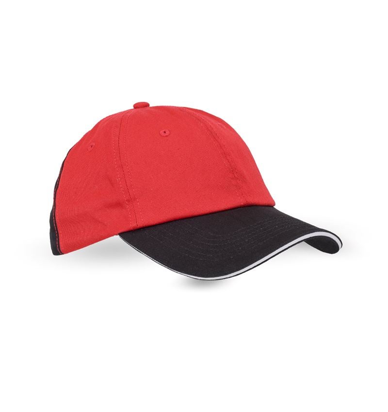 Accessoires: e.s. Cap color + rood/zwart