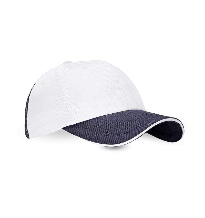 Accessoires: e.s. Cap color + wit/grijs