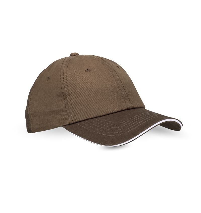Accessoires: e.s. Cap color + hazelnoot/kastanje