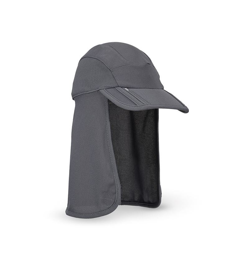 Accessoires: e.s Casquette fonctionell UV + anthracite/platine