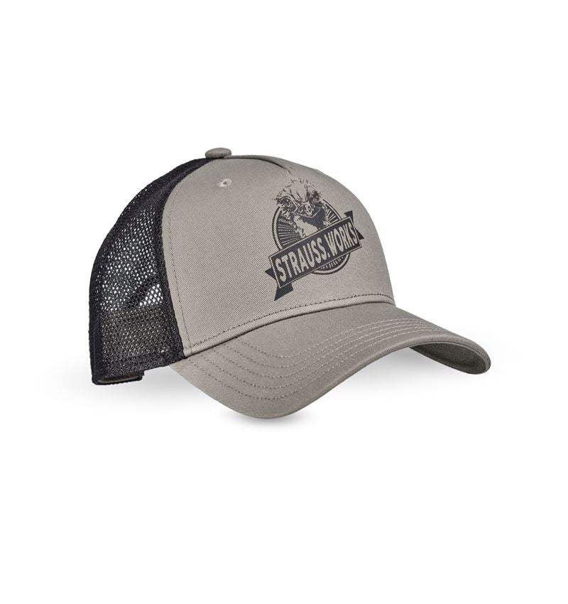 Accessoires: Casquette e.s.iconic works + gris dauphin