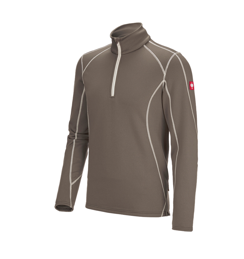 Hiver: Pull de fonct. thermo stretch e.s.motion 2020 + pierre/gypse 2