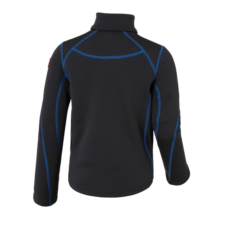 Shirts & Co.: Fun.Troyer thermo stretch e.s.motion 2020, Kinder + graphit/enzianblau 3