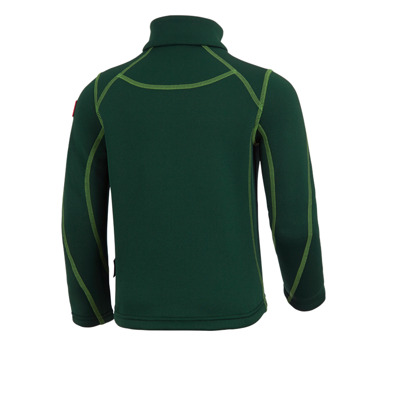 Hauts: Pull de f. thermo stretch e.s.motion 2020, enfants + vert/vert d'eau 3