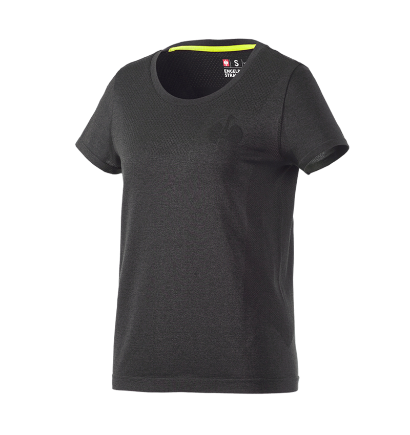 Thèmes: T-Shirt seamless e.s.trail, femmes + noir mélange