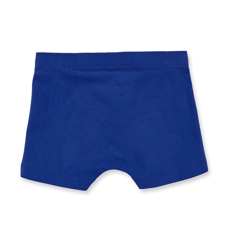 Sous-vêtements: e.s. Boxer en coton élastique, lot de 2, enfants + bleu royal/rouge vif 2