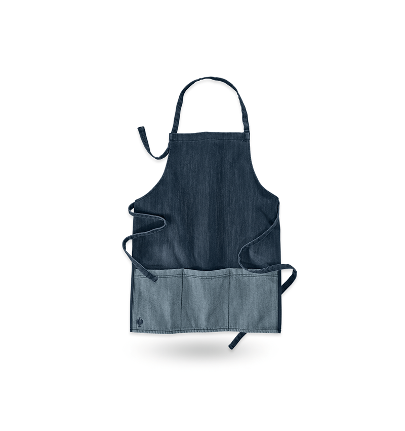Tabliers: e.s. Tablier denim, courts + mediumwashed