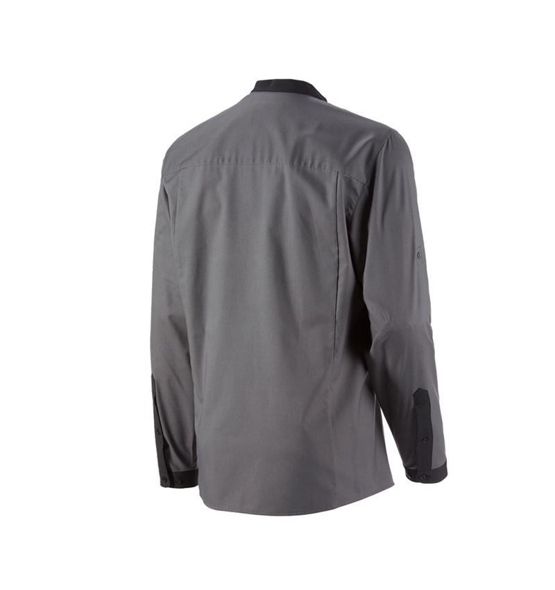 Hauts: e.s. Chemise de cuisinier + gris oxyde 3