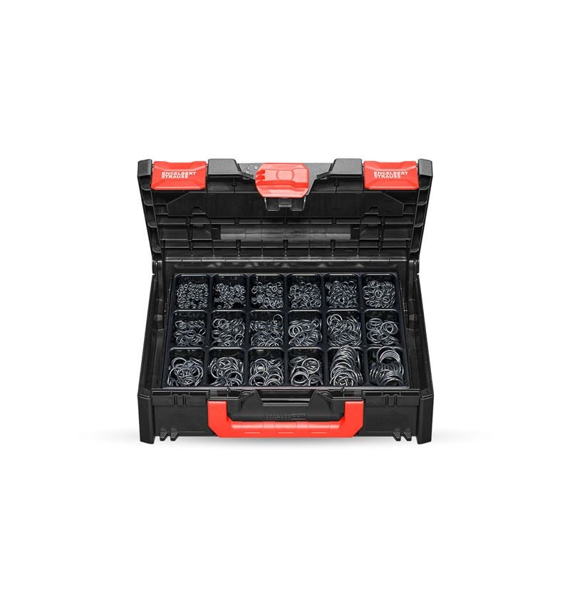 Assortiment kleine onderdelen: Assortiment O-ringen in STRAUSSbox 118 midi