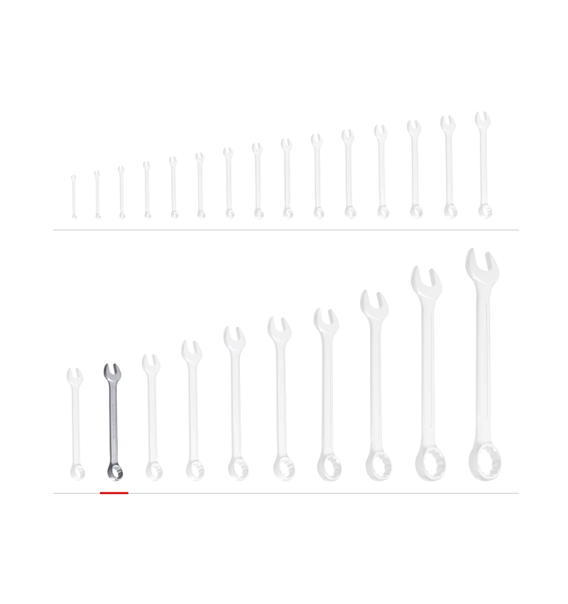 Clé à vis: e.s. Clé à oeil/à fourche, 1 unité