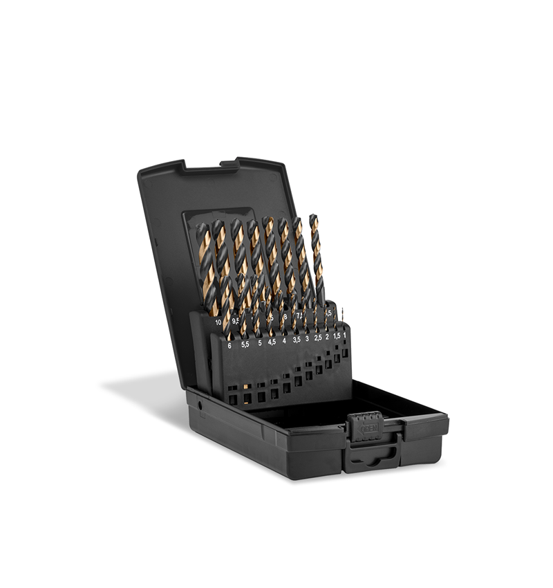 Forets: e.s. Jeu de forets hélicoïdaux pour métal HSS-G