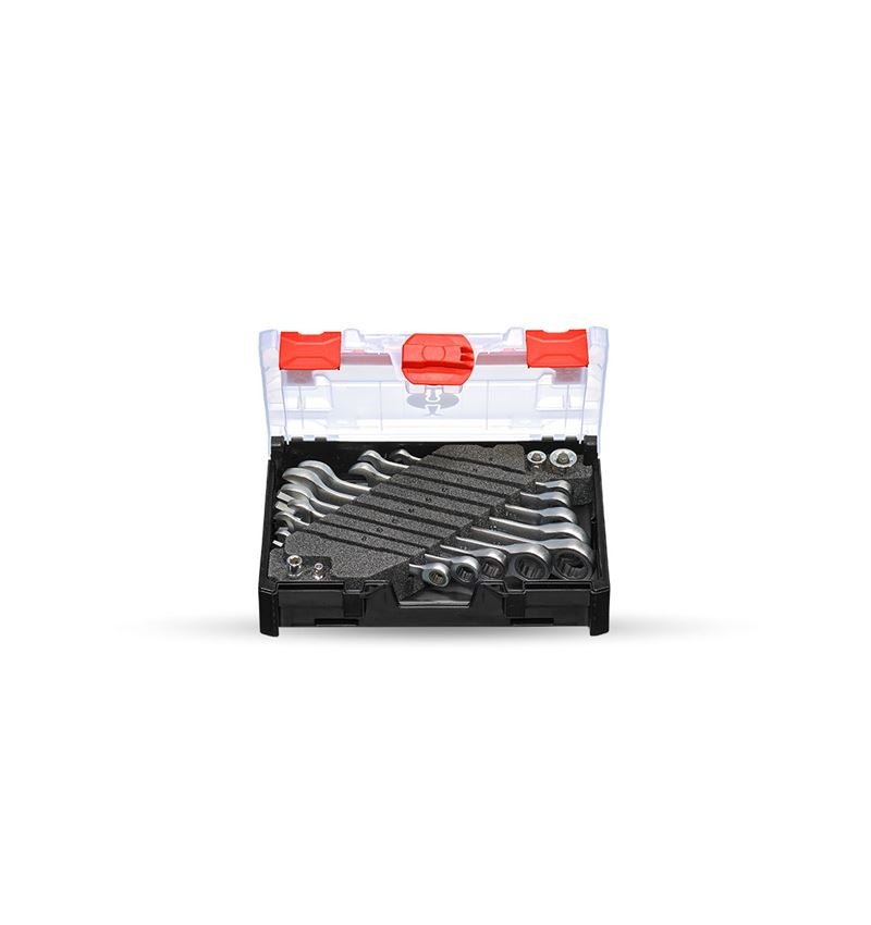 Schroefsleutels: Ratsch-Tech-set recht in STRAUSSbox mini