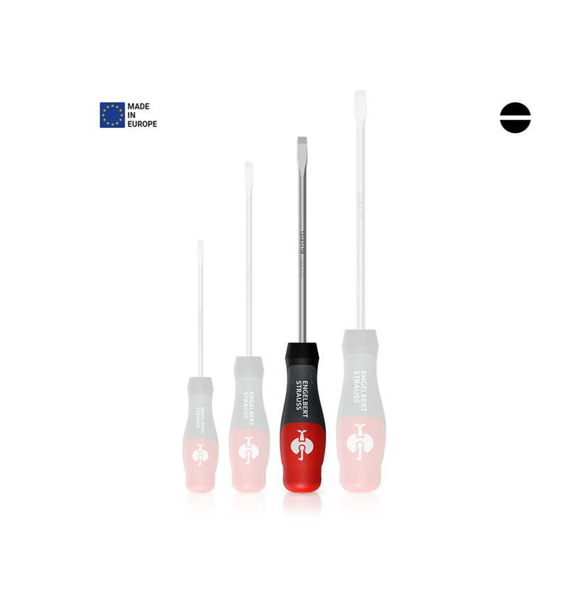 Schraubendreher: e.s. 3-K Werkstatt-Schraubendreher Schlitz