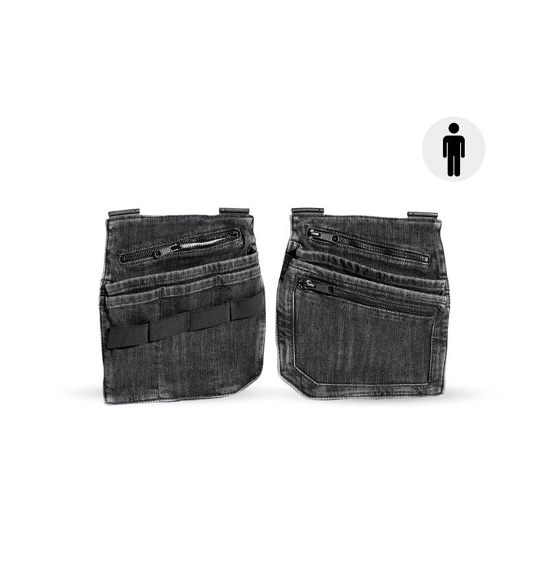 Accessoires: Jeans-gereedschapszak e.s.concrete + blackwashed