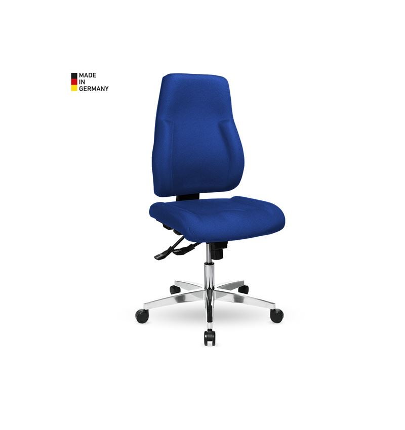 Stoelen: Bureaudraaistoel Komfort + blauw