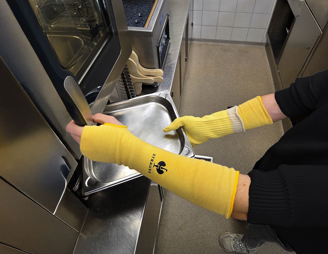 Textil: Aramid-Strickstulpe