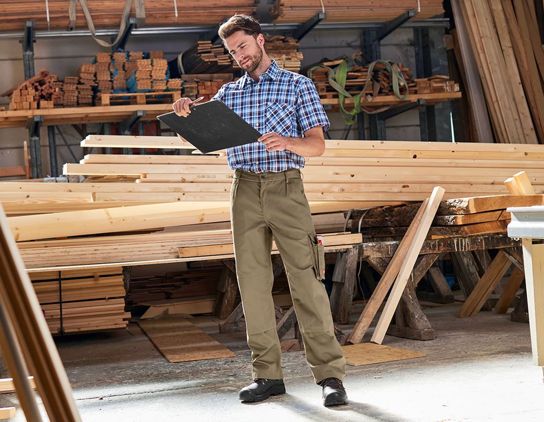 Bovenkleding: Overhemd, korte mouw Rom + blauw 1