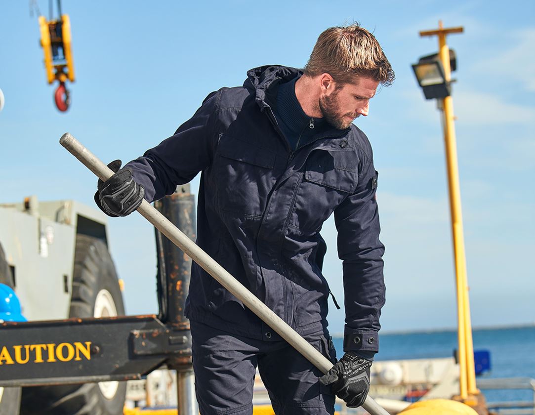Werkjassen: e.s. Functioneel jack cotton touch + nachtblauw 1
