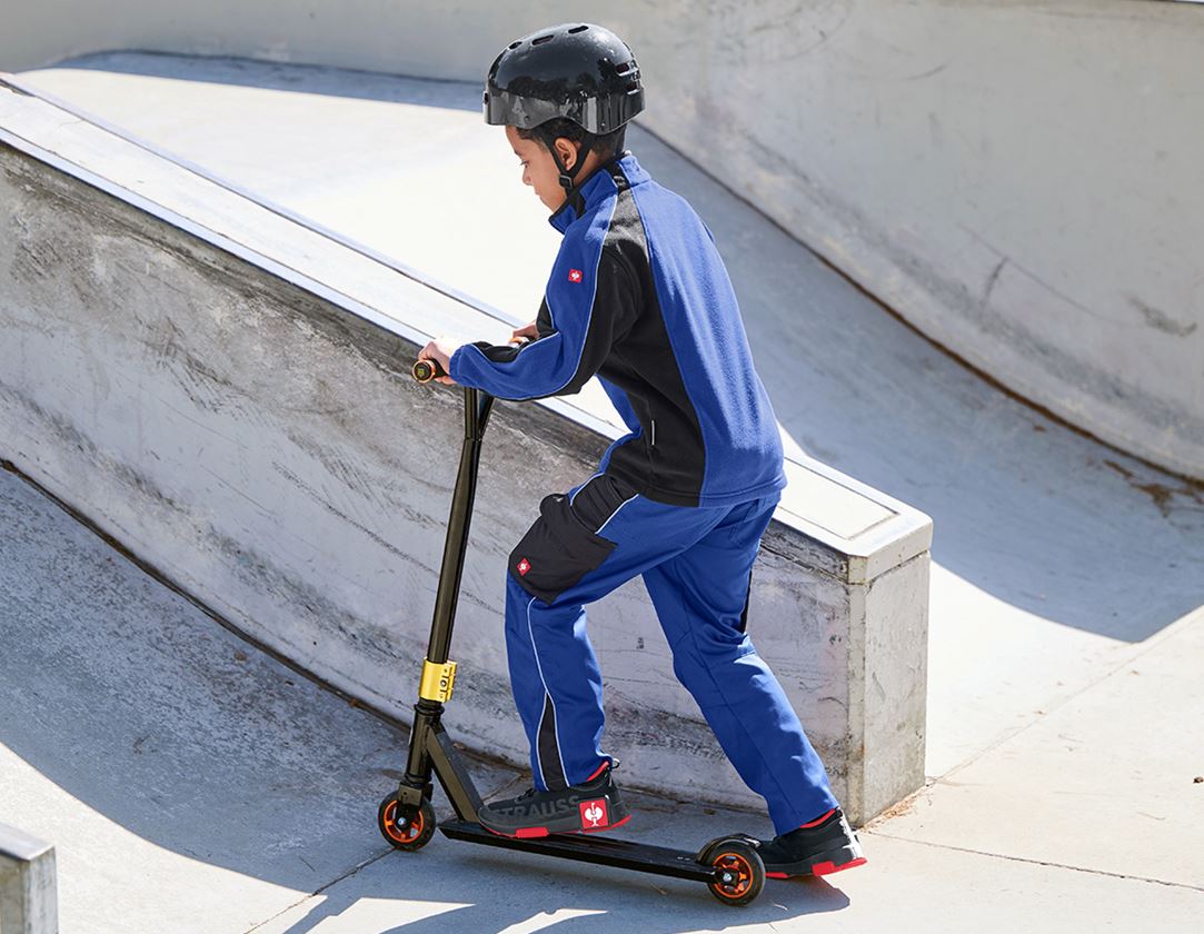 Pantalons: Pantalon à taille élastique enfants e.s.active + bleu royal/noir 4