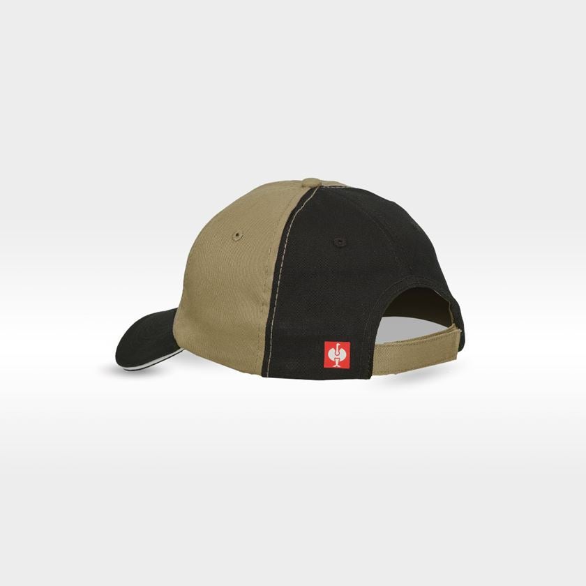 Accessoires: e.s. Casquette color + kaki/noir