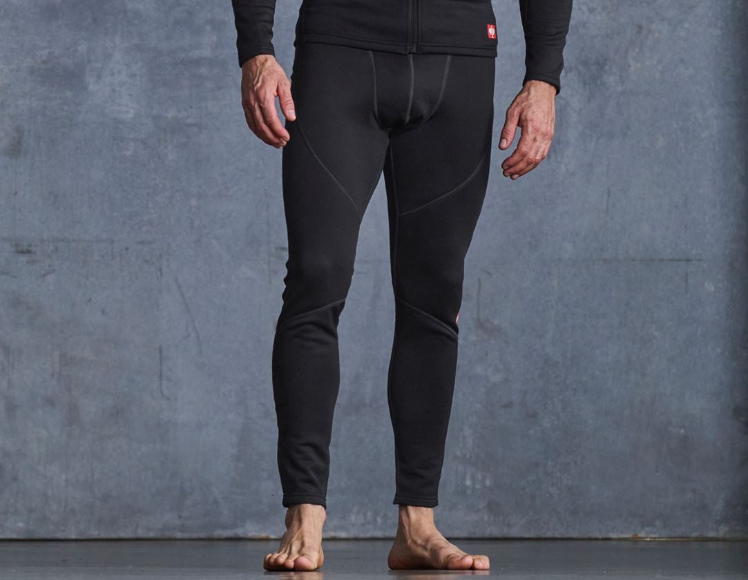 Unterwäsche | Thermokleidung: e.s. Funktions-Long Pants thermo stretch-x-warm + schwarz