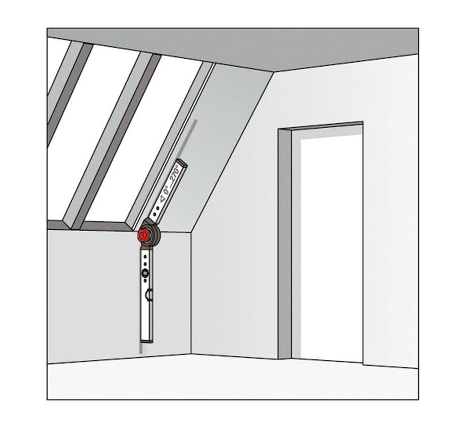 Meetinstrumenten: BMI Bouwwinkelhaak met waterpas 2
