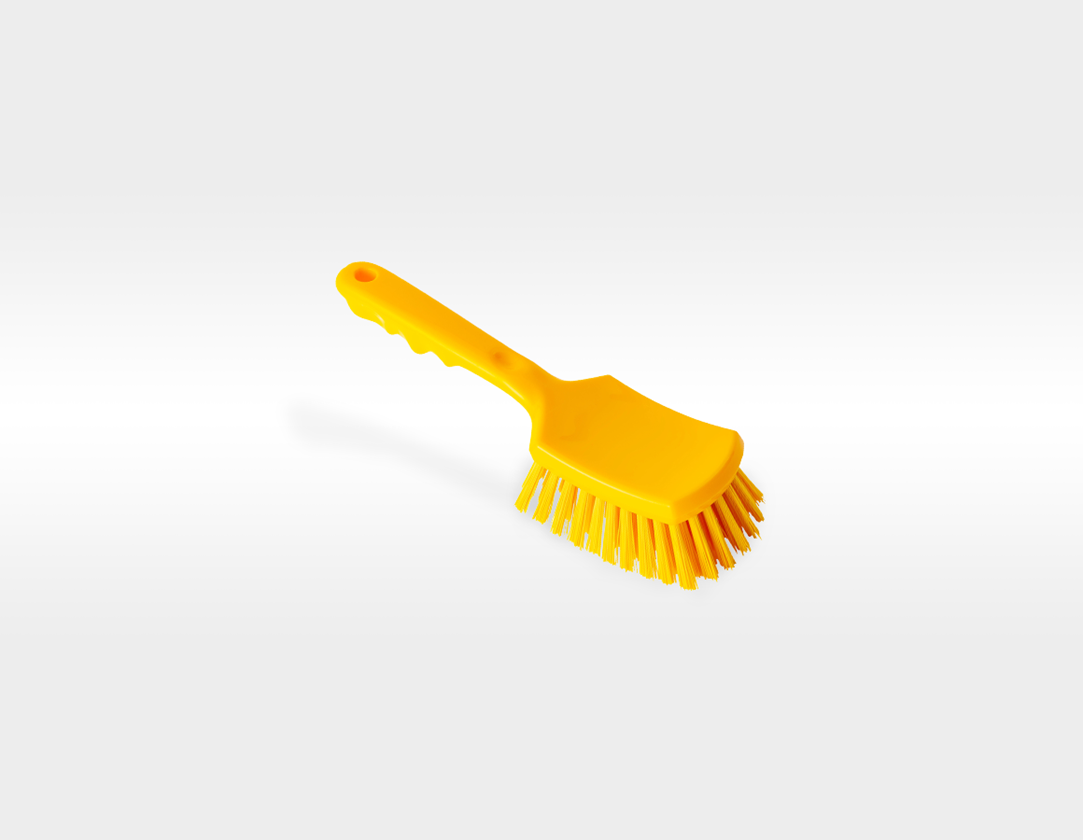 Balais | Brosses | Brosses à récurer: Brosses à manche + jaune