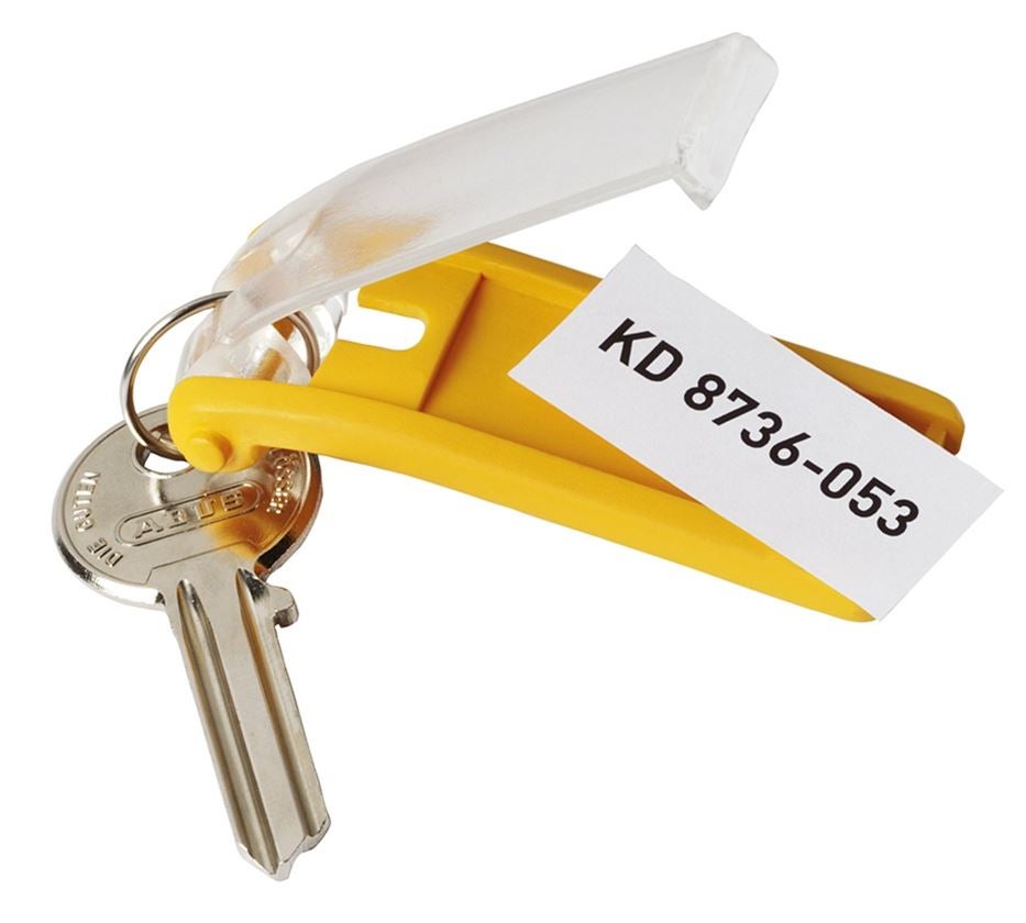 Aufbewahrung: DURABLE Schlüsselanhänger KEY CLIP, 6er Pack + schwarz