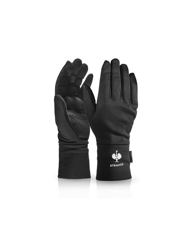 Textil: e.s. FIBERTWIN® thermo stretch Handschuhe + schwarz