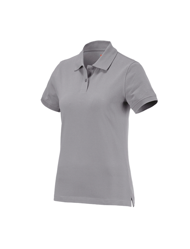 Shirts & Co.: e.s. Polo-Shirt cotton, Damen + platin