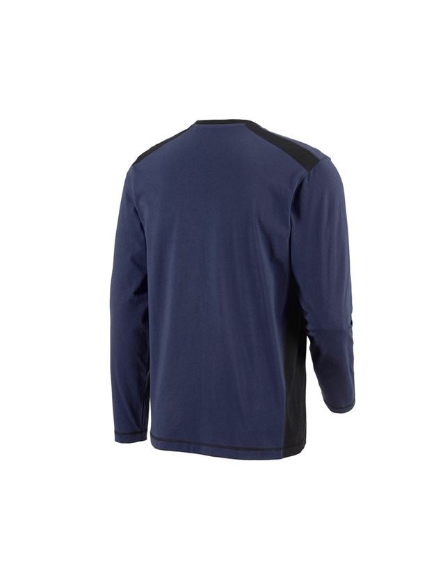 Themen: Longsleeve cotton e.s.active + dunkelblau/schwarz 4