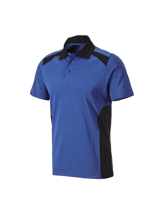 Hauts: Polo cotton e.s.active + bleu royal/noir 2